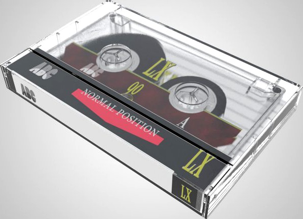 Compact Cassette Tape 3D Model