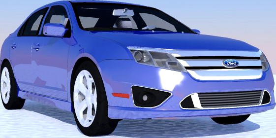 2012 Ford Fusion 3D Model
