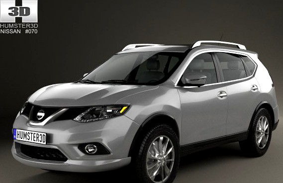 Nissan Rogue 2014 3D Model