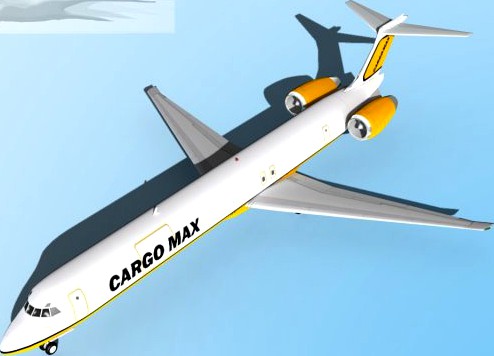 Falcon3D MD 80 CargoMax 3D Model