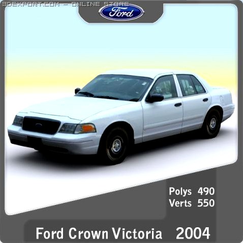 2004 Ford Crown Victoria 3D Model