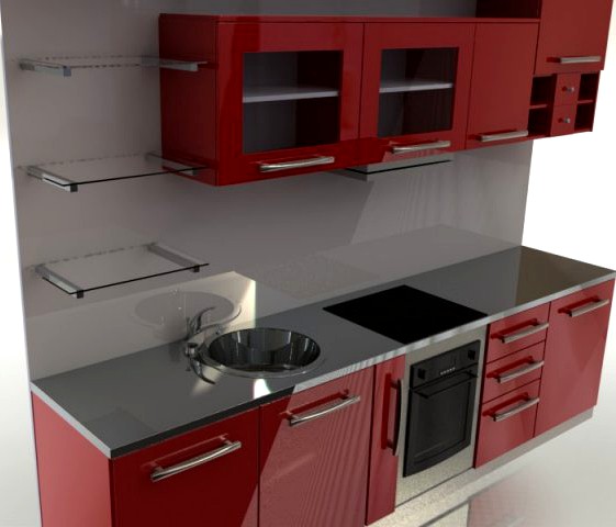 Quadro kitchen 3D Model