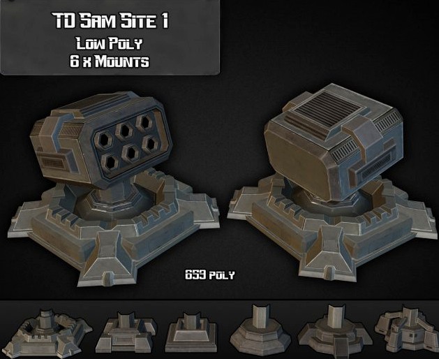 TD Sam Site 01 3D Model