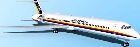 Falcon3D MD 80 JAS 3D Model