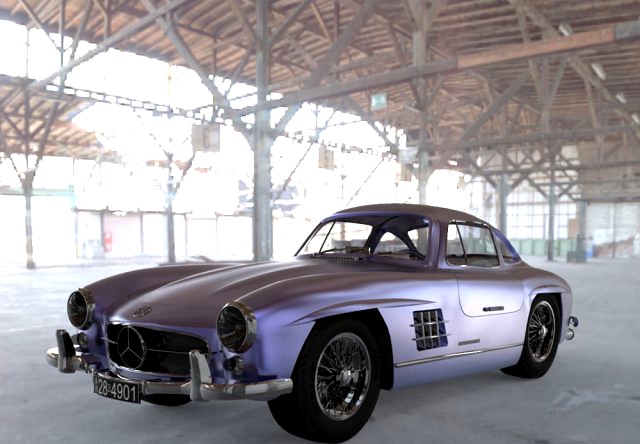 Mercedes Benz 300 SL 3D Model