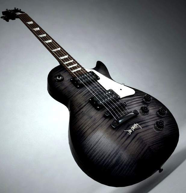 Gibson Les Paul Joe Perry Black 3D Model