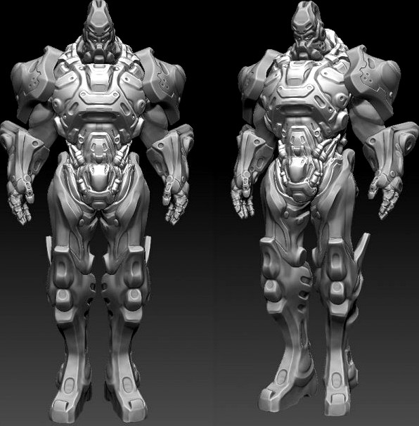 Robot marine 3D Model