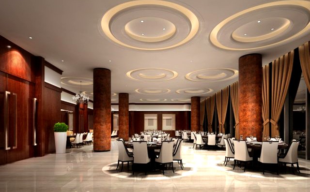 Restaurant Spaces 056 3D Model