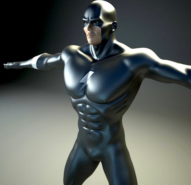 Generic Superhero 3D Model