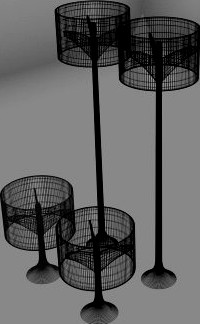 Flos spun lamp pack 3D Model