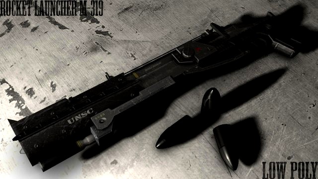 Rocket Launcher M319 3D Model