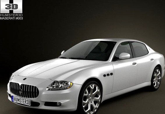 Maserati Quattroporte 2011 3D Model