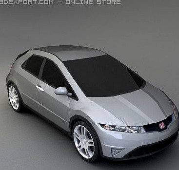 Honda civic 5door 3D Model