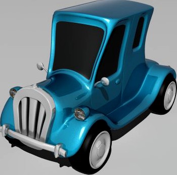 Cartoon car 3D Model