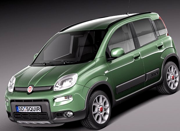 Fiat Panda 4x4 2013 3D Model