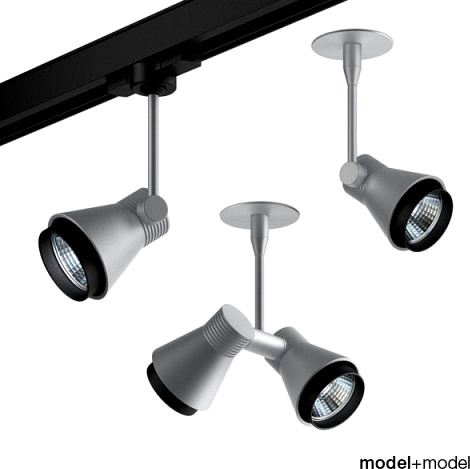 Artemide Architectural Mini Flap Spotlights collection 3D Model