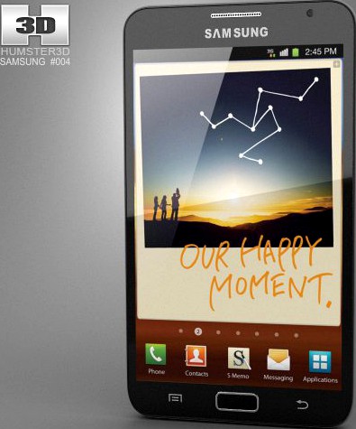 Samsung Galaxy Note 3D Model