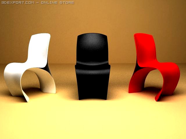 My variant of Three Skin Chair 3D Model