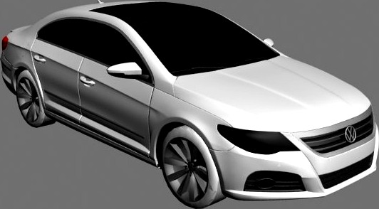Volkswagen passat cc 3D Model