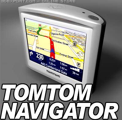 TomTom GPS Navigator 3D Model