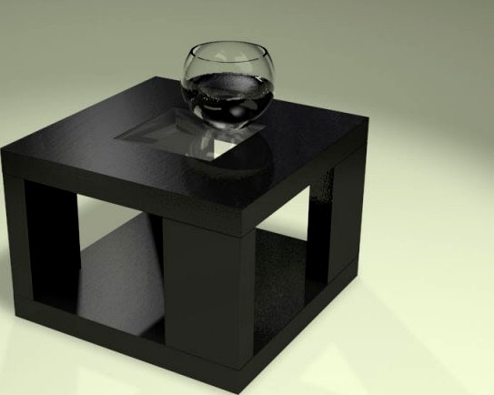 MODEL  Atlantic Side Table 3D Model