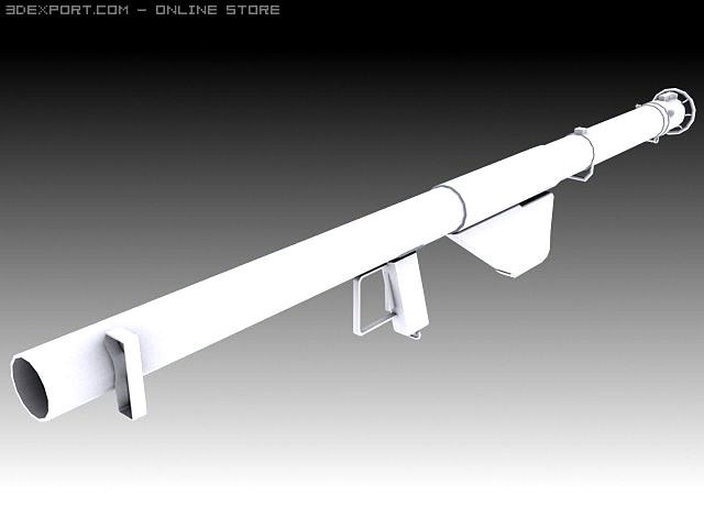 M1A1 Bazooka 3D Model