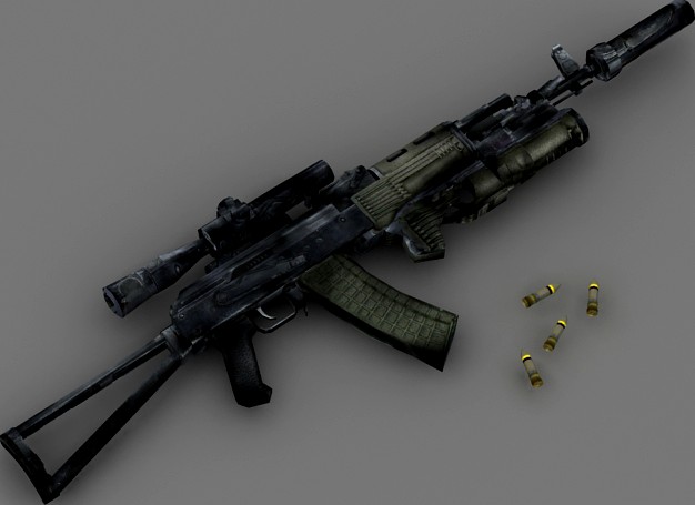 Ak 74 3D Model