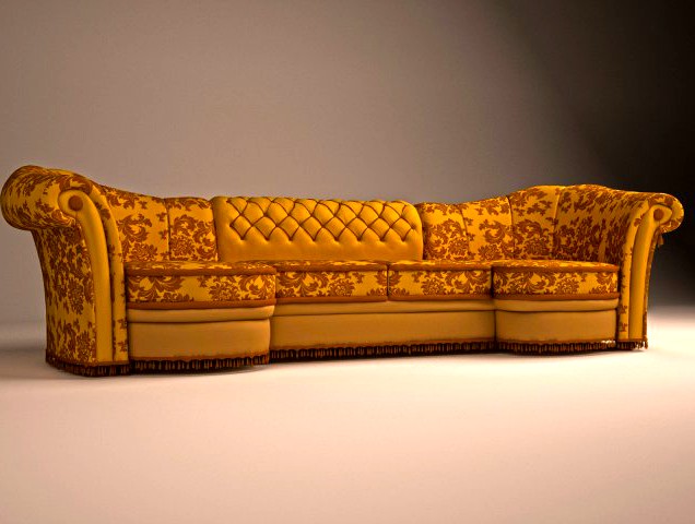 Sofa Classic Italia 3D Model