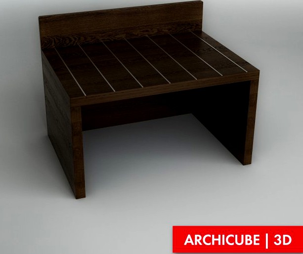 Bedside Table 3D Model