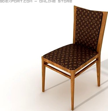 Louis Vuitton Side Chair 3D Model