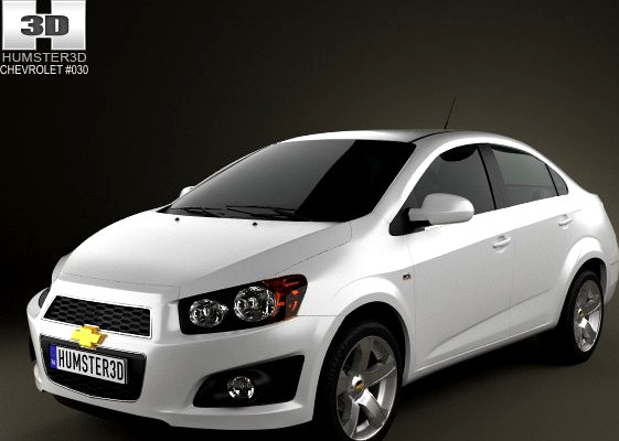 Chevrolet Aveo sedan 2011 3D Model