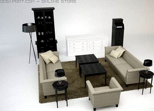 Contemporary Furniture 3D Model