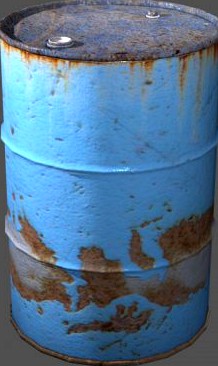 Oil Barrel 3D Model