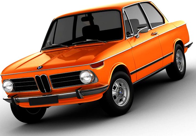 Bmw 2002 tii ti 02 series 2000 1600 1500 1800 1962 3D Model