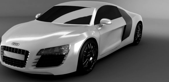 Audi R8 3D Model