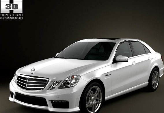 MercedesBenz E63 AMG W212 sedan 2010 3D Model