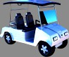 Golf cart 3D Model