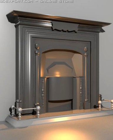 Fireplace 3D Model