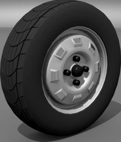 Download free Car Wheel 3D Model