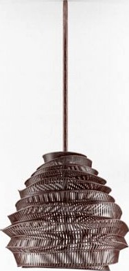 Copper ceiling light 3D Model