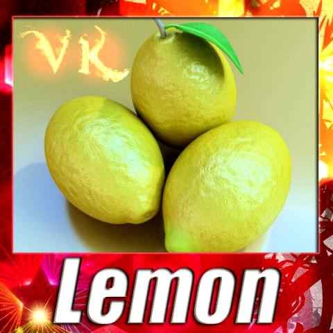 Lemon High Detail 3D Model