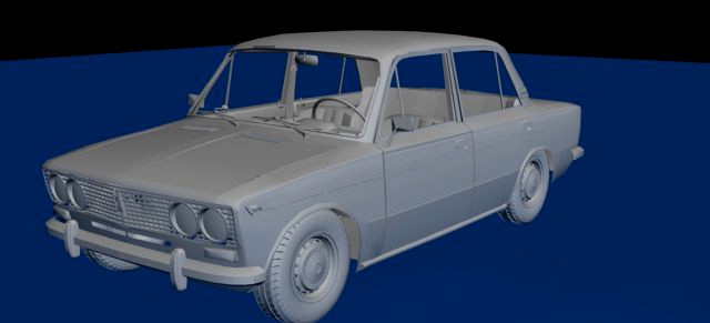 Vaz 2103 3D Model