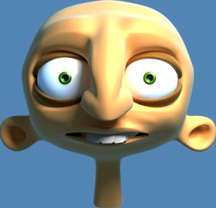 Head cartoon 3D Model