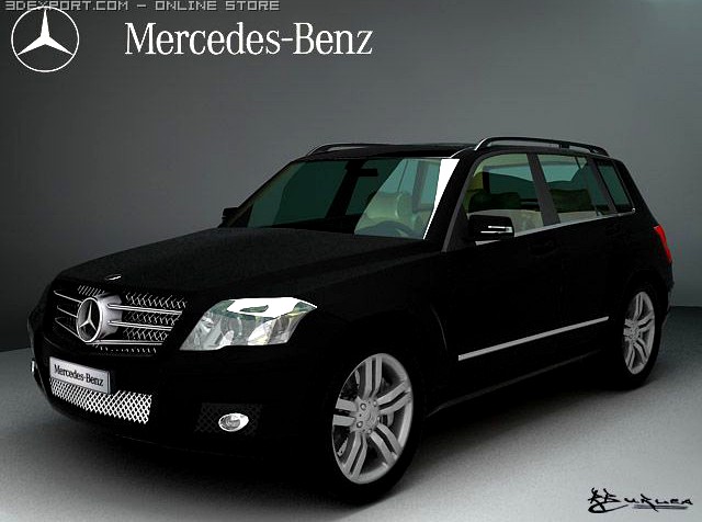 Download free Mercedes Benz GLK 3D Model