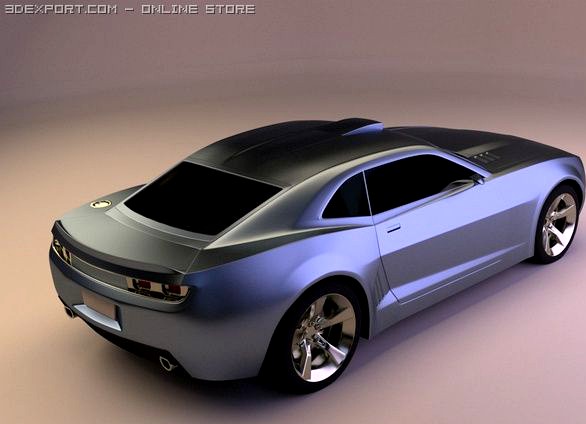 Camaro 2006 modded 3D Model