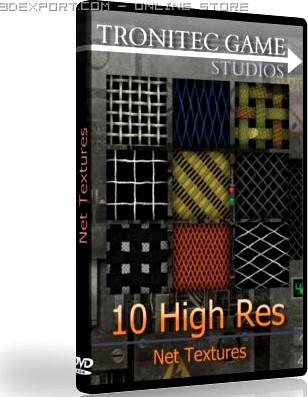 10 High Res Net Textures 3D Model