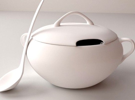 Soup Tureen 3D Model