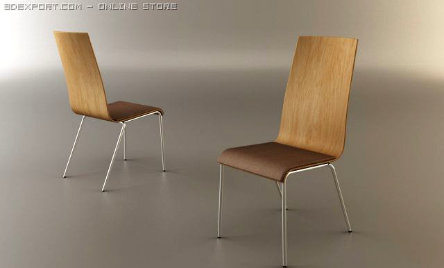 Sidechair Mitab Saga 3D Model