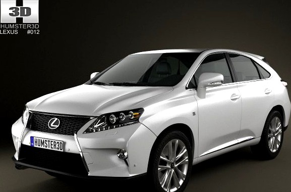 Lexus RX F Sport hybrid AL10 2012 3D Model