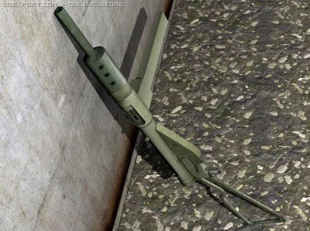 Sten MkII SMG 3D Model